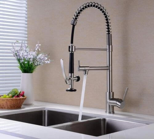 What is a pre rinse kitchen faucet