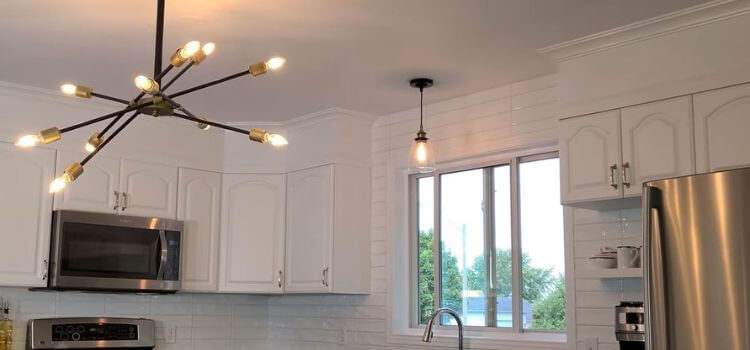 How to extend kitchen cabinets to the ceiling