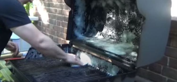 Clean the grill regularly to remove food and grease