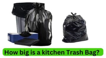 How big is a kitchen trash bag