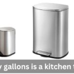 How many gallons is a kitchen trash can