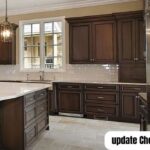 How do I update Cherry Kitchen Cabinets